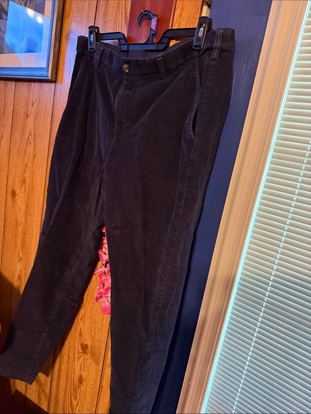croft & barrow Men's Corduroy Pants — Black